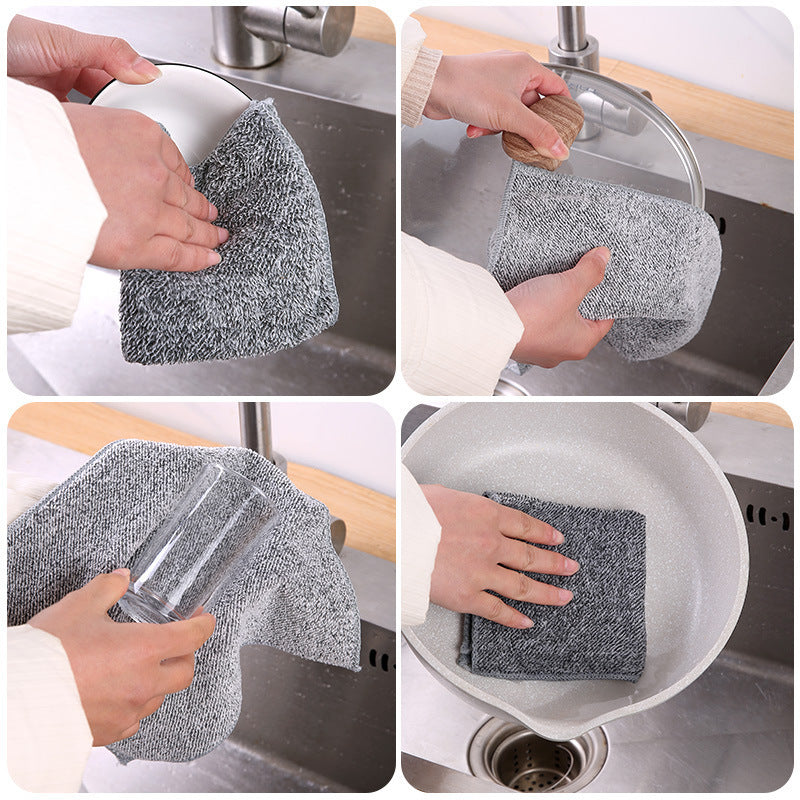 Bamboo charcoal fiber cloth